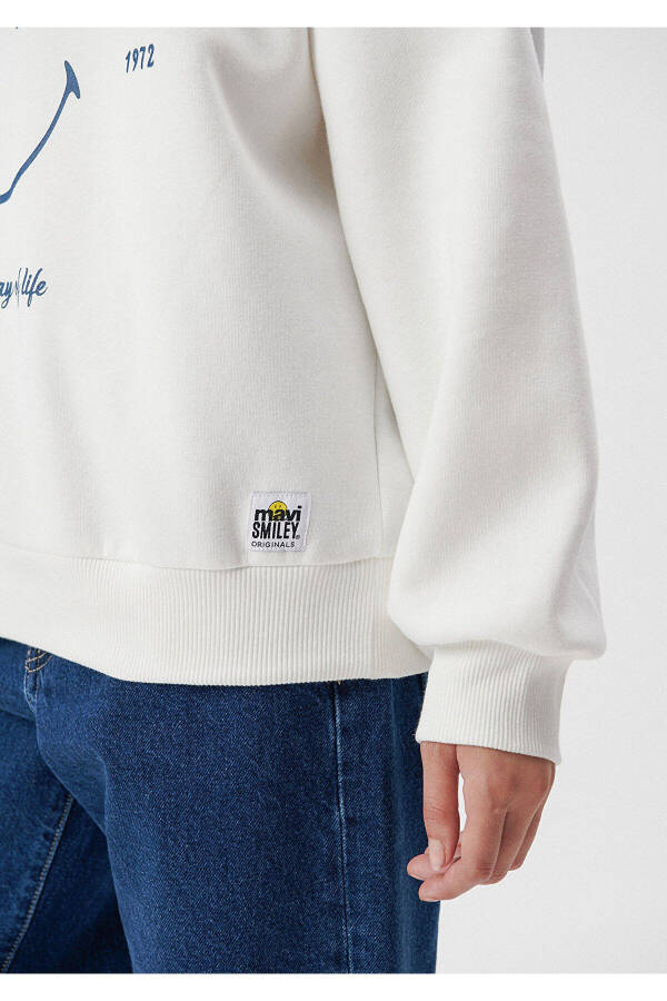 X Smiley Originals Beyaz Sweatshirt 1s10036-70057 - 16