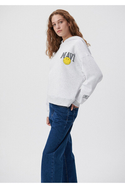 X Smiley Originals Gri Sweatshirt 1s10037-70057 - 1