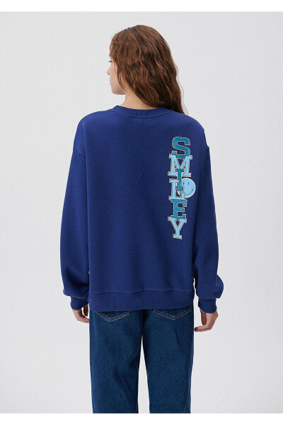 X Smiley Originals Lacivert Sweatshirt 1s10039-70722 - 25