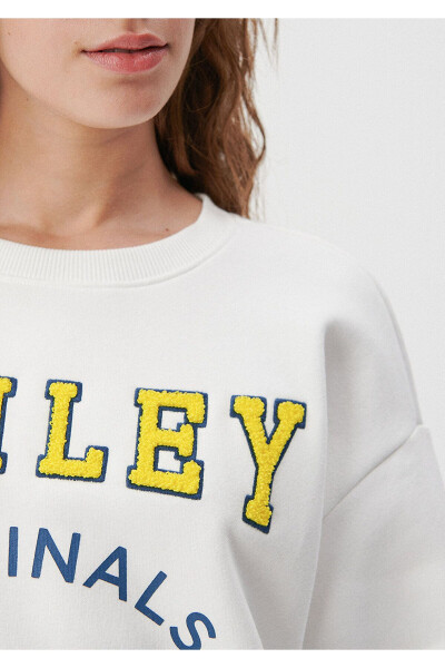 X Smiley Originals White Sweatshirt 1s10036-70057 - 23