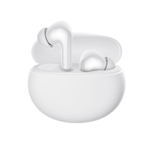 Xiaomi Redmi Buds 4 Active TWS Wireless Earbuds, Bluetooth 5.3 Low-Latency Game Headset with AI Call Noise Cancelling, IP54 Waterproof, 28H Playtime, Lightweight Comfort Fit Headphones, White - 1