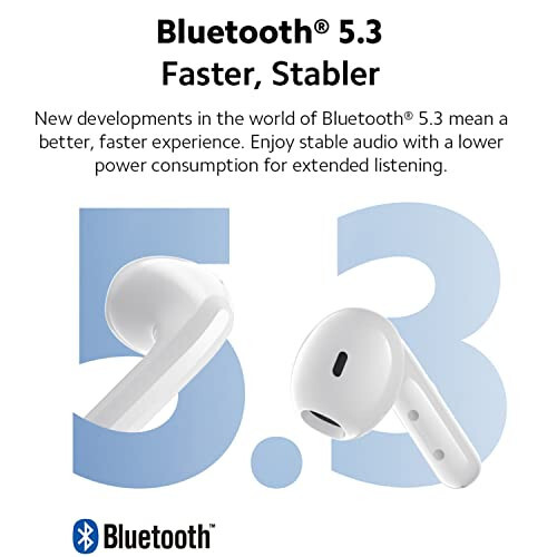 Xiaomi Redmi Buds 4 Lite TWS Simsiz Quloqchinlar, Bluetooth 5.3 Past Gecikishli O'yin Quloqchinlari, AI Qo'ng'iroq Shovqinini Bekitish, IP54 Su O'tkazmaydigan, 20 Soat O'ynash Vaqti, Yengil Qulaylikka Moslashtirilgan Quloqchinlar, Oq - 3