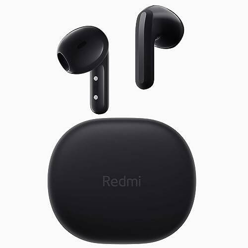 Xiaomi Redmi Buds 4 Lite TWS Wireless Earbuds, Bluetooth 5.3 Low-Latency Game Headset with AI Call Noise Cancelling, IP54 Waterproof, 20H Playtime, Lightweight Comfort Fit Headphones, Black - 1