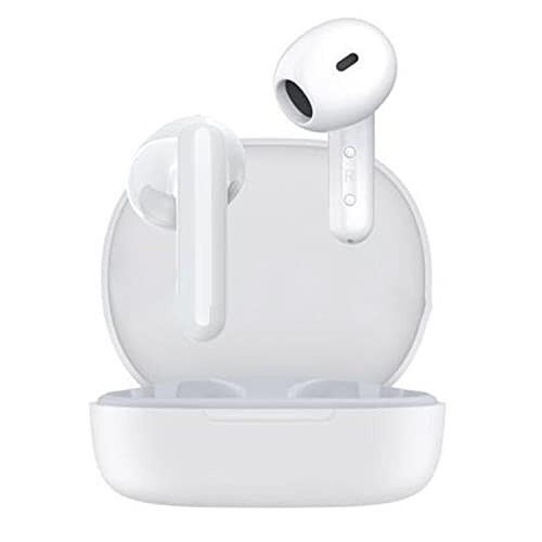 Xiaomi Redmi Buds 4 Lite TWS Wireless Earbuds, Bluetooth 5.3 Low-Latency Game Headset with AI Call Noise Cancelling, IP54 Waterproof, 20H Playtime, Lightweight Comfort Fit Headphones, White - 1