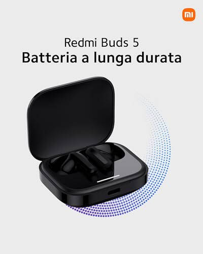 Xiaomi Redmi Buds 5 Simsiz Quloqchinlar - 46dB Faol Shovqinni Beqarorlashtirish, 40 Soat Batareya Umri, Bluetooth 5.3, Oq - 7