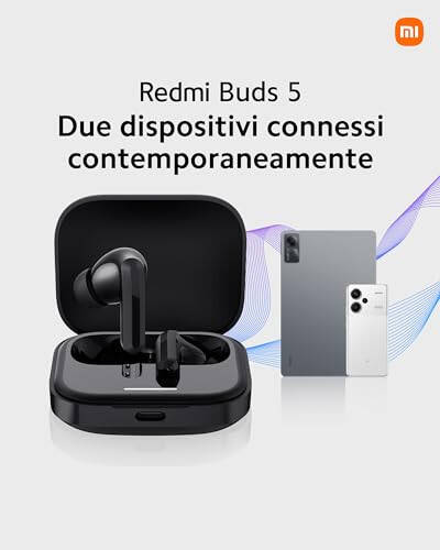 Xiaomi Redmi Buds 5 Wireless Earphone - 46dB Active Noise Canceling, 40 Hour Battery Life, Bluetooth 5.3, White - 8