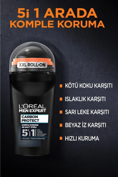 Xl Erkek Bakım Seti Total Clean Duş Jeli Pure Charcoal Yüz Yıkama Jeli Deodorant Roll On - 4