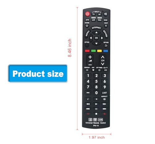 Yangi Universal boshqaruvchi, 99% Panasonic LED LCD TV uchun masofadan boshqarish pulti o'rnini bosadi, 3D o'rganish xususiyati hamda SUB'lar N2QAYB000926 N2QAYB000485 N2QAYB000837 - 2