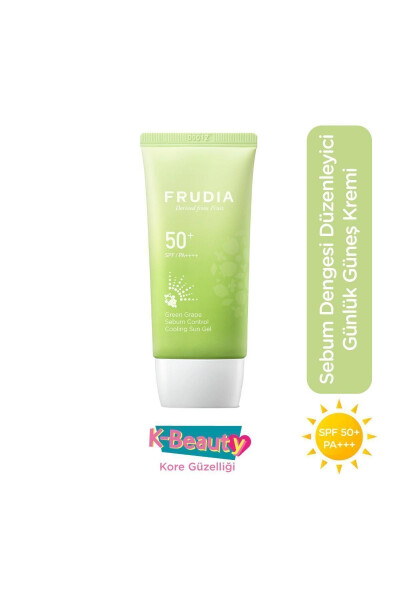 Yashil uzum g'ovaklarni boshqarish quyoshdan himoya qiluvchi kremi SPF50 50g - 9