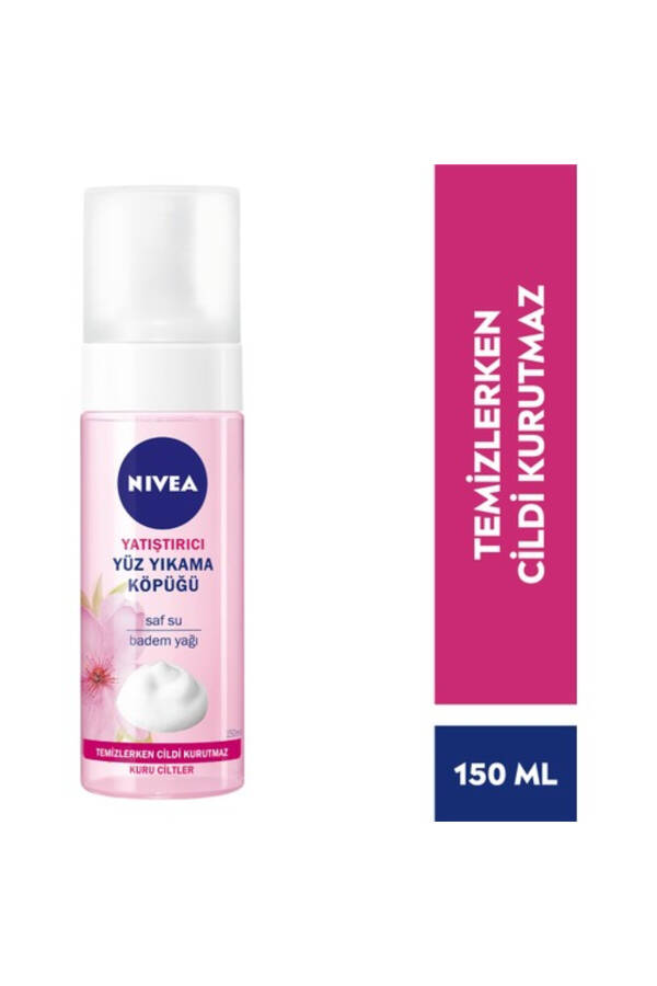 Yatıştırıcı Yüz Yıkama Köpüğü 150ml, Kuru Hassas Ciltler, Nemlendirici, Yüz Temizleyici - 7