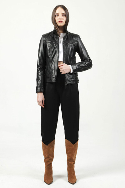 Yb-2107 Genuine Leather Women's Jacket - 11