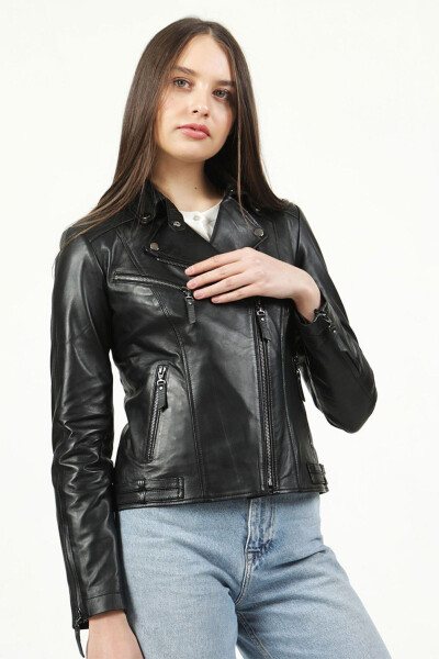 Yb2039 Genuine Leather Women's Jacket - 5