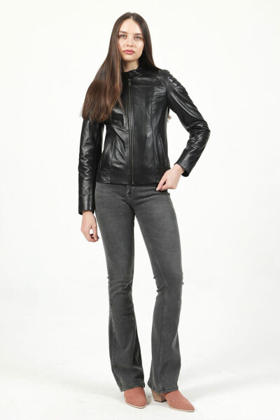 Yb2156 Genuine Leather Women's Jacket - 5