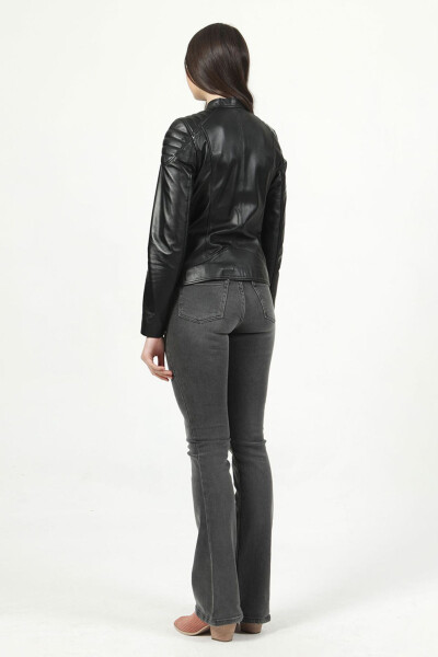 Yb2156 Genuine Leather Women's Jacket - 6