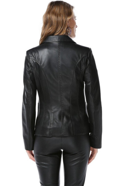 Yb358 Genuine Leather Women's Jacket - 7