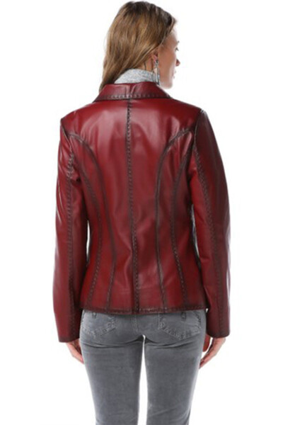 Yb358 Real Leather Women's Jacket - 7