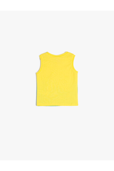 Yellow Baby Bodysuit (3smb30008tk) - 2