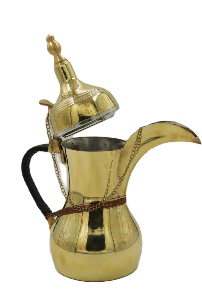 Yellow Copper Mırra Coffee Pot 21 Cm - 3