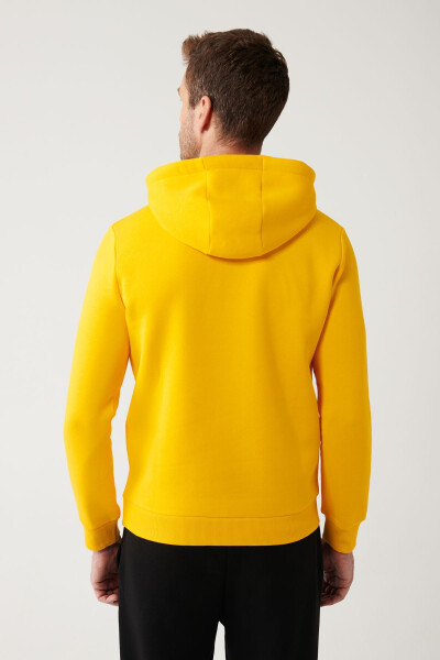 Yellow Hooded Sweatshirt - 4