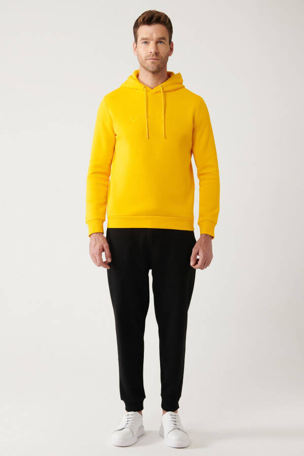 Yellow Hooded Sweatshirt - 6