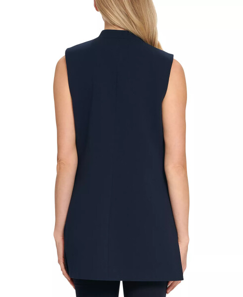 Yengsiz Lapel Vest Navy - 2