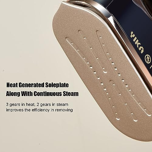 YIKA Portable Steamer for Clothes, Handheld Garment Clothing Steamer Iron, Ironing & Steaming 2 in 1, Large Soleplate, 45S Heat Up, Fabric Wrinkle Remover for Home and Travel - 2