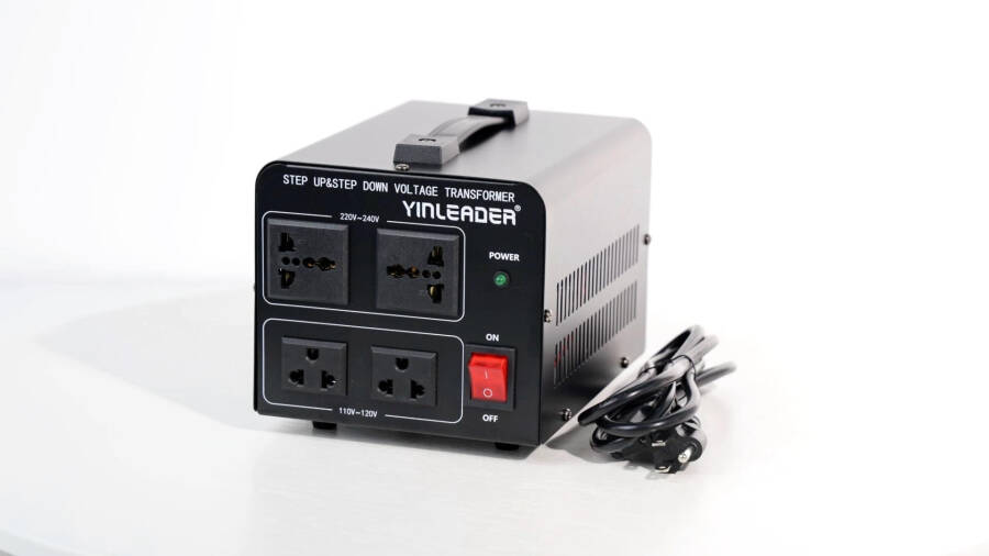 Yinleader 1000 Vt Voltaj Konvertori Transformatori (110V dan 220V GACHASI 220V dan 110V GACHASI) 1000 Vt Yuqoriga/Pastga Konvertor 110/120 Volt - 220/240 Volt AQSh Quvvat Simi, Avtomatik Himoya bilan (VTUS-1000) - 11