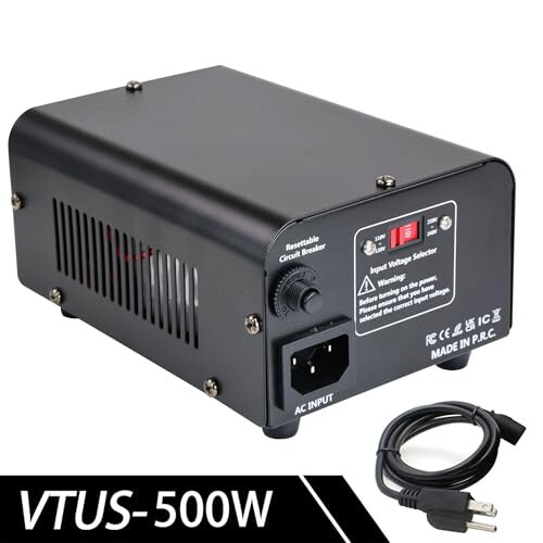 Yinleader 500W Voltaj Trafosu Güç Dönüştürücü (220V - 110V, 110V - 220V) Adım Yukarı/Aşağı Dönüştürücü 110/120 Volt - 220/240 Volt - 11