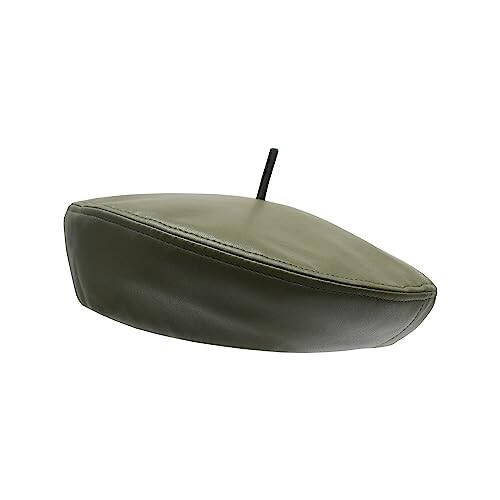 YOFARCHOY Women Beret Hat PU Leather Beret French Artist Beret for Men Black Beret Green Beret Brown Beret - 1