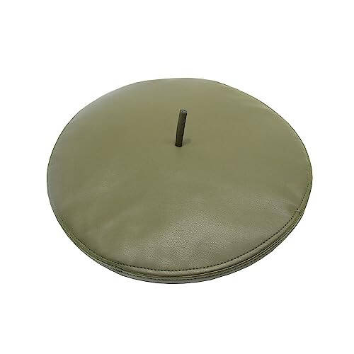 YOFARCHOY Women Beret Hat PU Leather Beret French Artist Beret for Men Black Beret Green Beret Brown Beret - 2