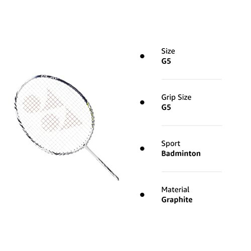 Yonex Astrox 99 Play Badminton Racket (White Tiger) (4UG5) (Pre-Strung) - 12