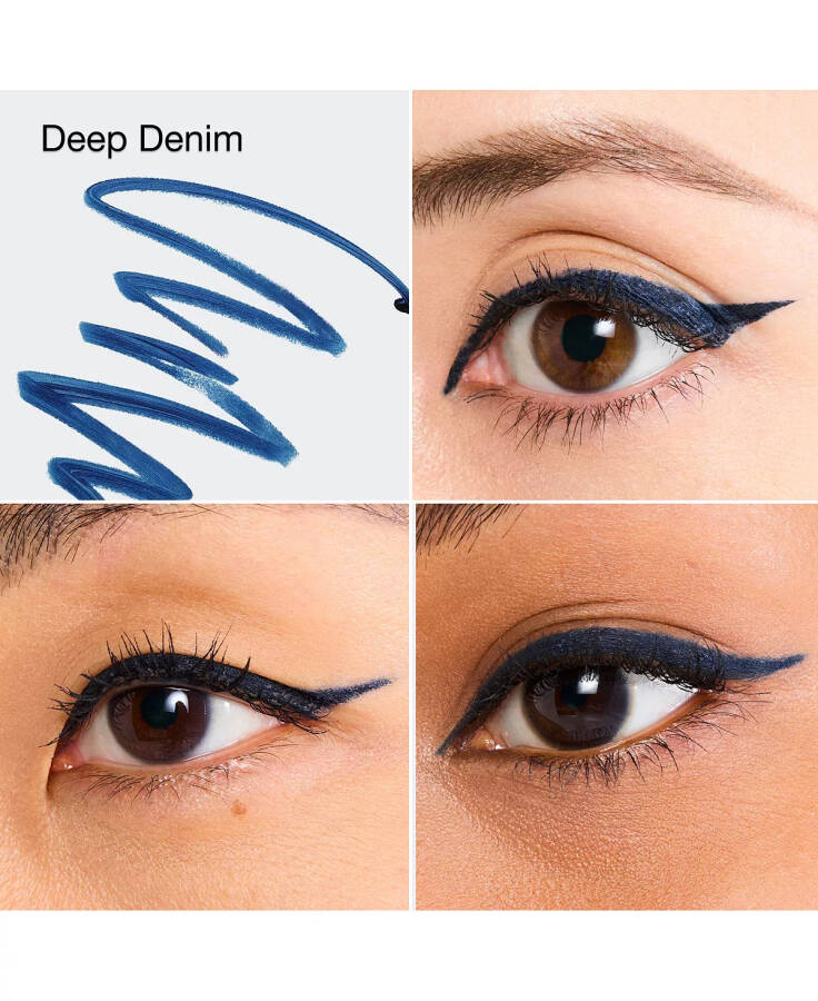 Yüksek Etkili Jel Teknolojili Eyeliner, 0.01 oz. Koyu Denim - 4