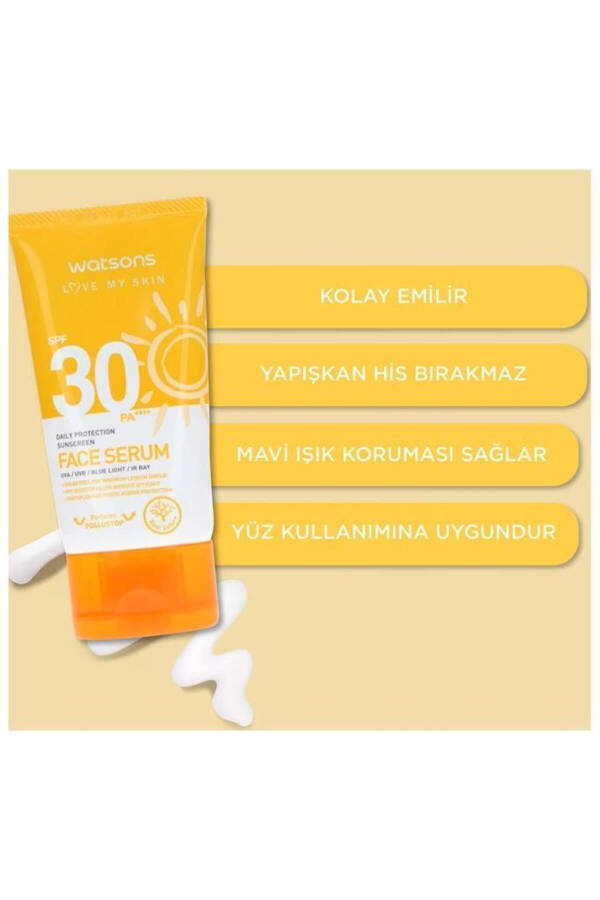 Yüksek Korumalı Yüz Güneş Koruyucu Spf30 50 ml - 2