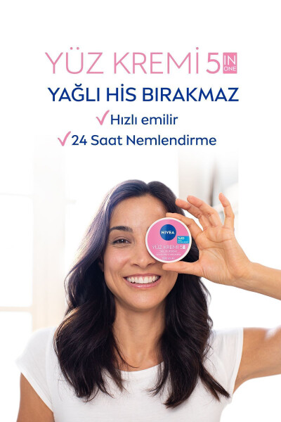 Yüz Kremi 100 Ml, Eşit Cilt Tonu, 24 Saat Nemlendirici Cilt Bakım, SPF15 - 12