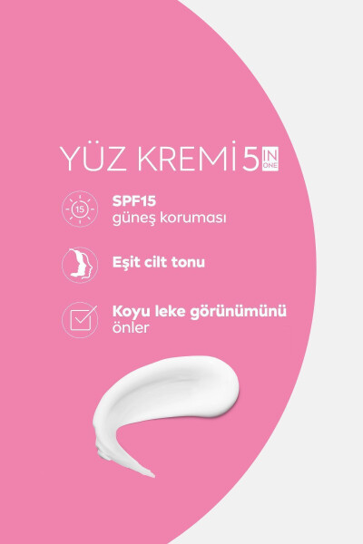 Yuz Kremi 100 Ml, Tengni Bir Xil qilish, 24 Soat Namlantirish, Terini Parvarish Qilish, SPF15 - 11