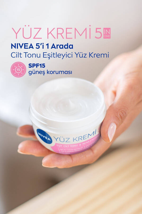 Yuz Kremi 100 Ml, Tengni Bir Xil qilish, 24 Soat Namlantirish, Terini Parvarish Qilish, SPF15 - 14