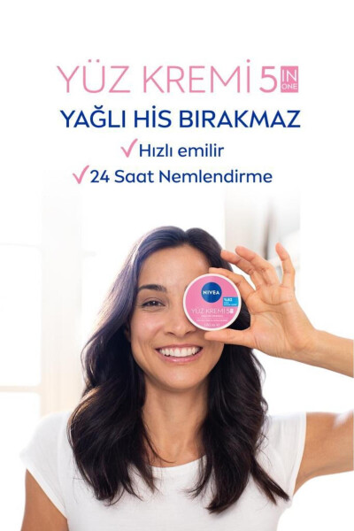 Yuz Kremi 100 Ml, Tengni Bir Xil qilish, 24 Soat Namlantirish, Terini Parvarish Qilish, SPF15 - 3