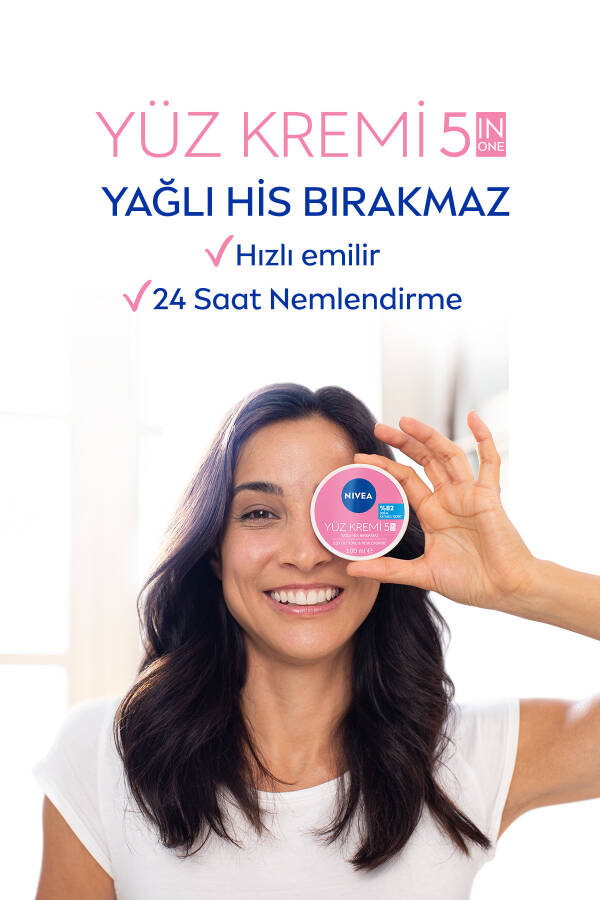 Yuz Kremi 100 Ml, Tengni Bir Xil qilish, 24 Soat Namlantirish, Terini Parvarish Qilish, SPF15 - 18