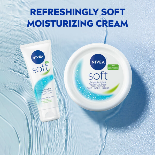 Yüz, Vücut ve Eller için Nemlendirici Krem NIVEA Soft Refreshingly Soft, 192 g Kavanoz - 10