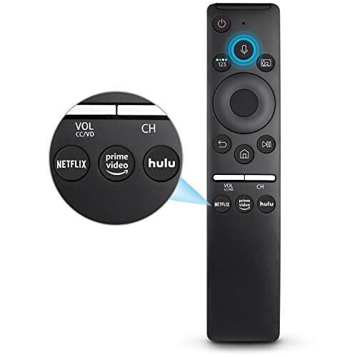 Заменяемый голосовой пульт дистанционного управления для Samsung-TV-Remote Control, совместимый со всеми Samsung с функцией голосового управления, Smart Curved Frame QLED LED LCD 8K 4K телевизорами - 3