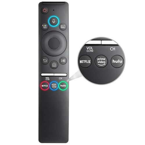 Заменяемый голосовой пульт дистанционного управления для Samsung-TV-Remote Control, совместимый со всеми Samsung с функцией голосового управления, Smart Curved Frame QLED LED LCD 8K 4K телевизорами - 2