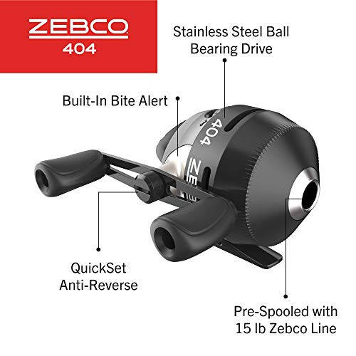 Zebco 404 Spincast Fishing Reel - 3