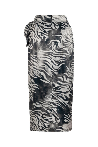 Zebra print midi skirt - 15