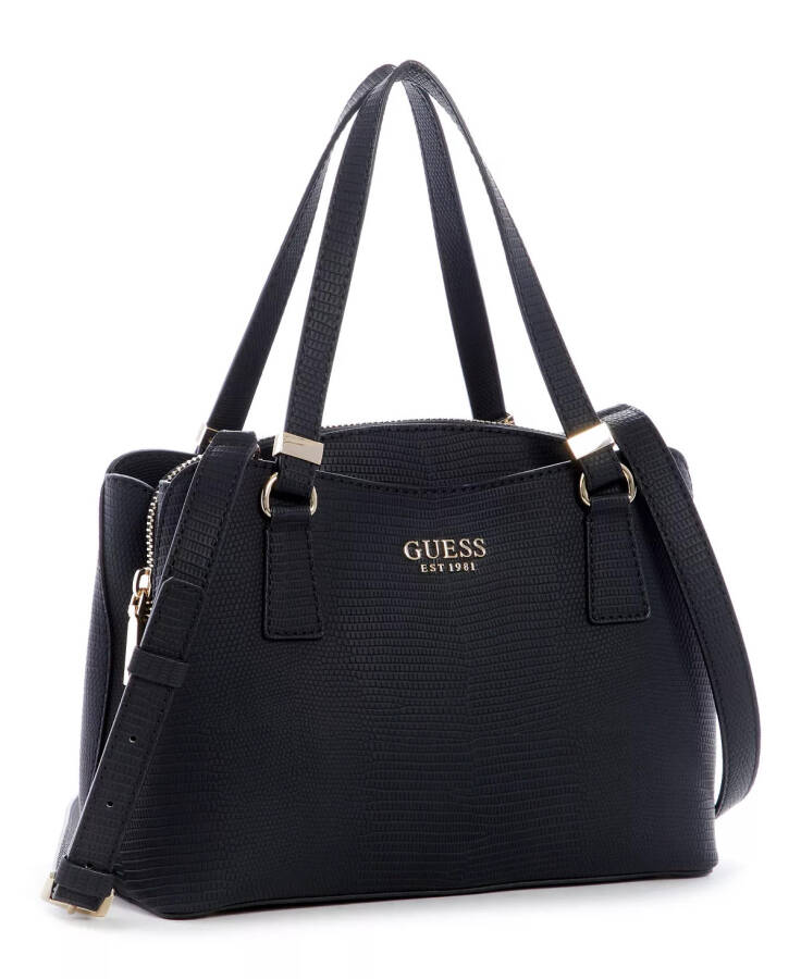 Женская сумка Lyndi Small Triple Compartment Girlfriend Satchel Black - 5