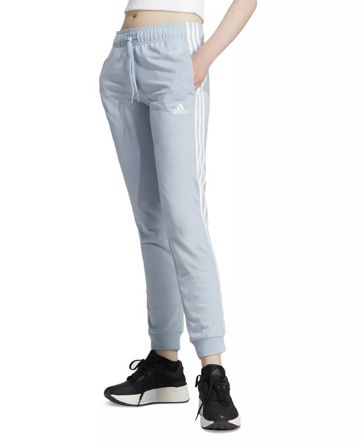 Женские спортивные брюки Essentials Slim Tapered 3-Stripes, XS-4X Wonder Blue/white - 1