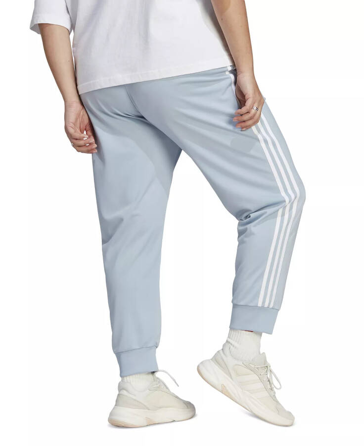 Женские спортивные брюки Essentials Slim Tapered 3-Stripes, XS-4X Wonder Blue/white - 7