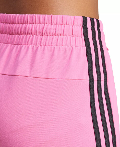 Женские спортивные шорты Pacer 3-Stripes Knit, Pulse Magenta - 4