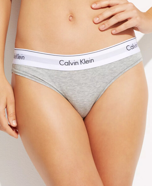 Женское бикини Calvin Klein Modern Cotton F3787 Серый Меланж - 1