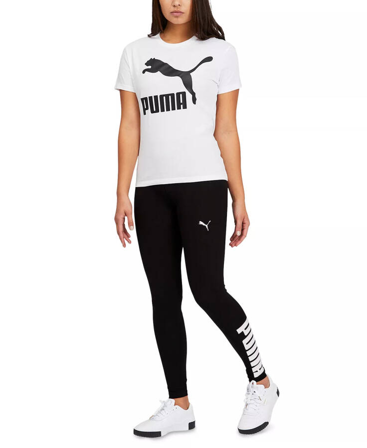 Женские спортивные леггинсы с графикой в полный рост Puma Black - 3