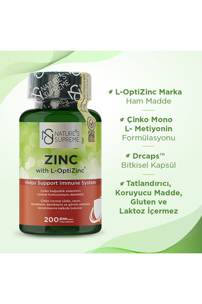 Zinc 15 Mg 200 Capsules - 2